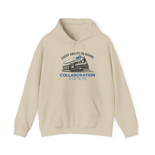 Collaboration Station Hoodie — "Every Ability On Board" Inclusive Train Design