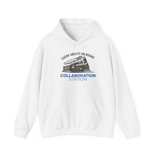 Collaboration Station Hoodie — "Every Ability On Board" Inclusive Train Design