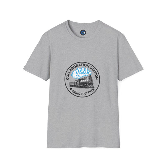 ASL Collaboration Station T-Shirt — 'Signing Together'