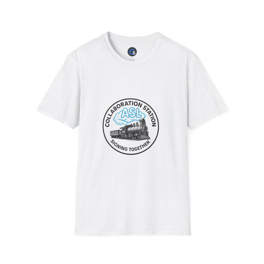 ASL Collaboration Station T-Shirt — 'Signing Together'